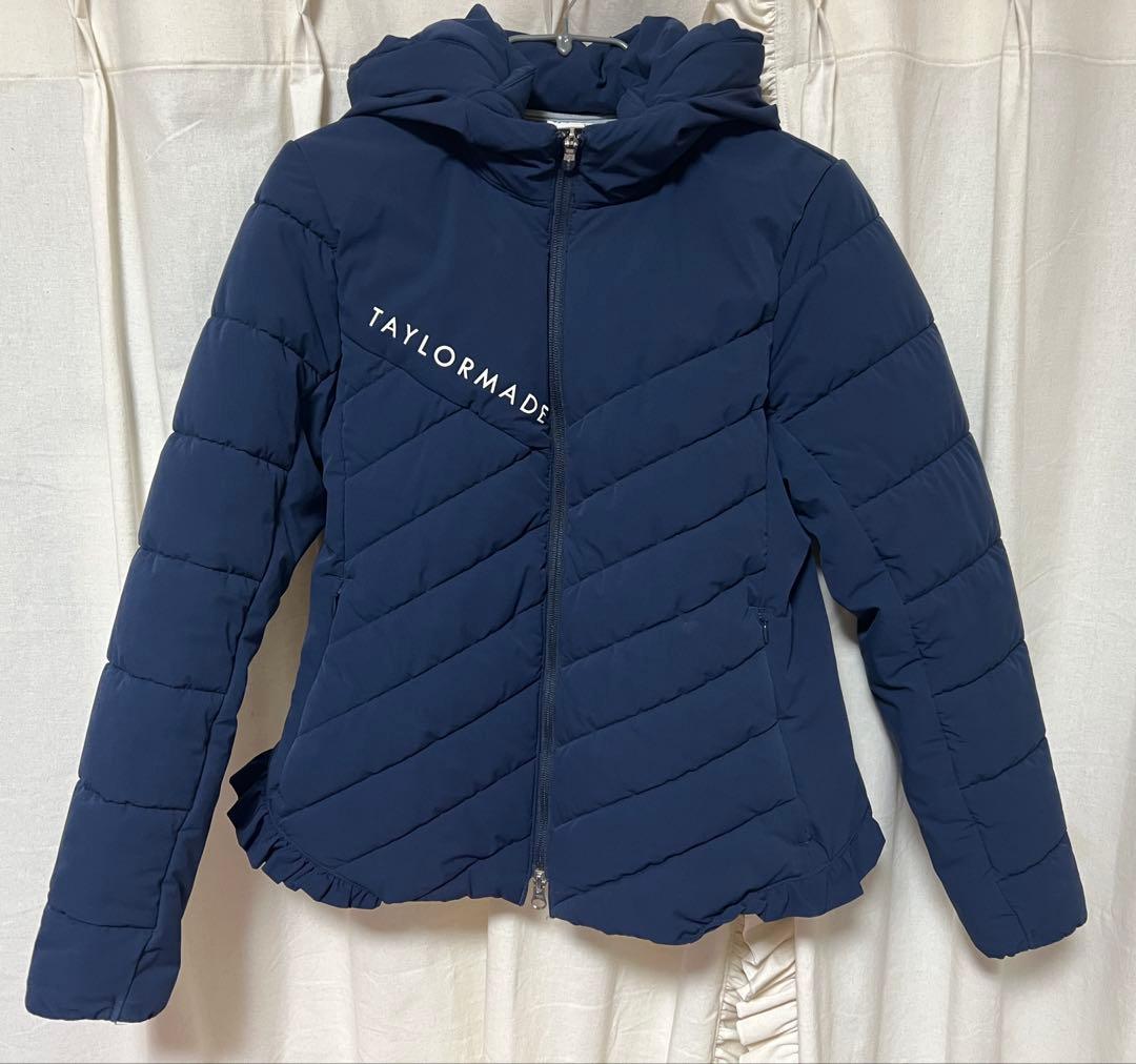 TAYLORMADE ネイビー ダウンジャケット 中綿ジャケット　フード付き　L