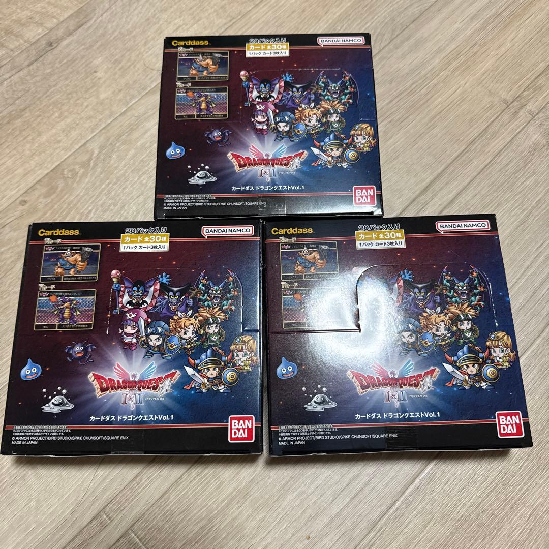 3BOX【新品未開封】カードダス ドラゴンクエストvol.1