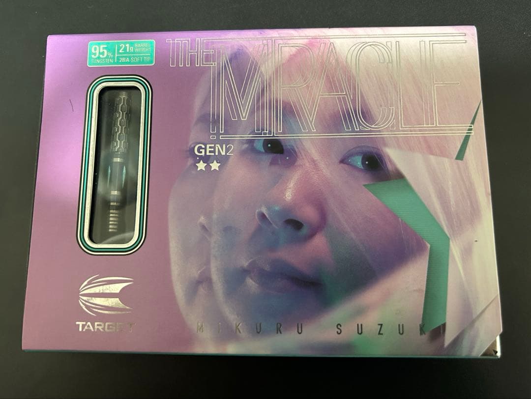 【美品】TARGETダーツ　ザ・ミラクルジェネレーション2 鈴木未来選手モデル 注目商品 > THE MIRACLE G2 > TARGET THE MIRACLE G2(ザ・ミラクル