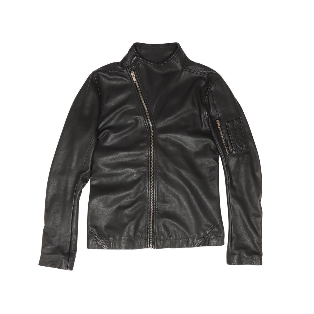 【限界値下】リックオウエンス　極美品　レザーライダース　ユリウス　drkshdw