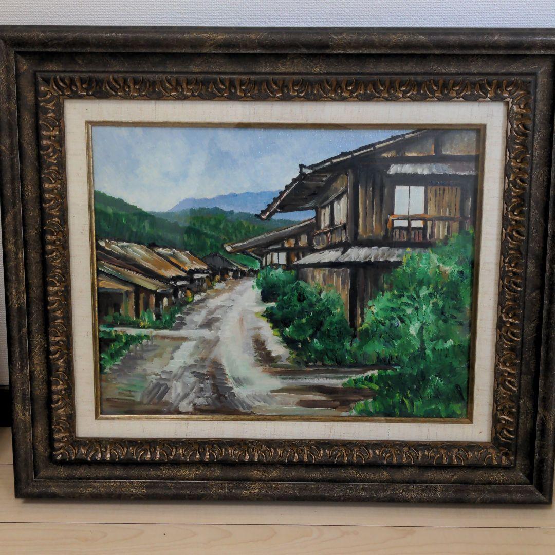 ピ*ロ様 風景画 油彩 雪降る街で」 by 山田太郎｜Artmeter｜暮らしを彩るアートが、きっと