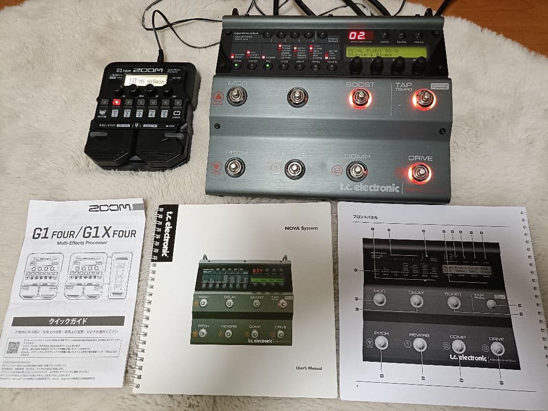 美品t.c.eIectronic NovaSystem+ZOOM G1FOUR Amazon.com: Zoom G1X Four Guitar Effects Processor with Built-In