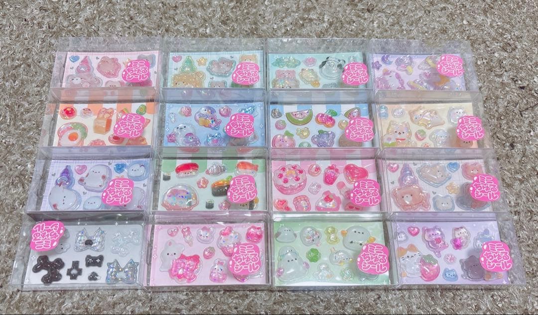 在庫ラスト　GiGO限定 うるちゅるポップシール mini うるちゅるポップシール」×GiGOコラボ第2弾 全国300店舗で2月21日(土