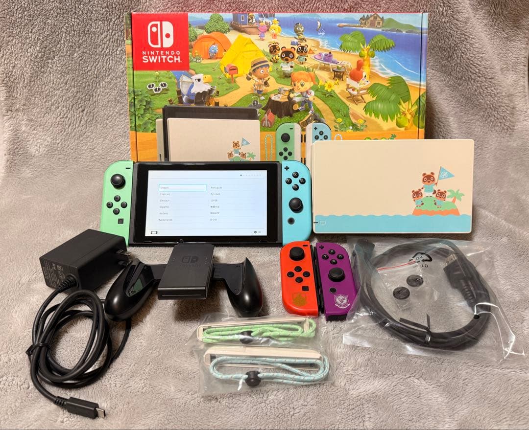 Nintendo Switch 本体 あつまれどうぶつの森 ポケモンSV 付き