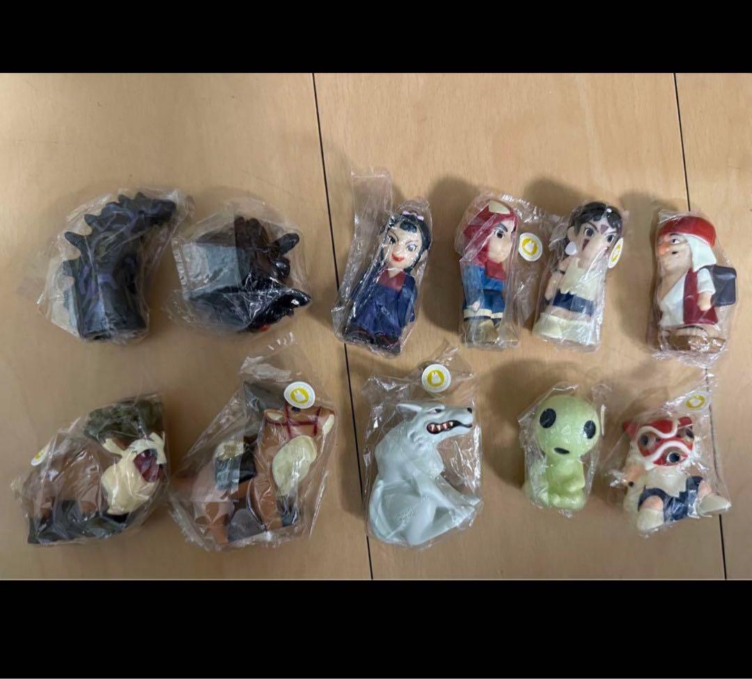 ジブリ 指人形 フィギュア もののけ姫 全種類 新品 コンプリート 11体