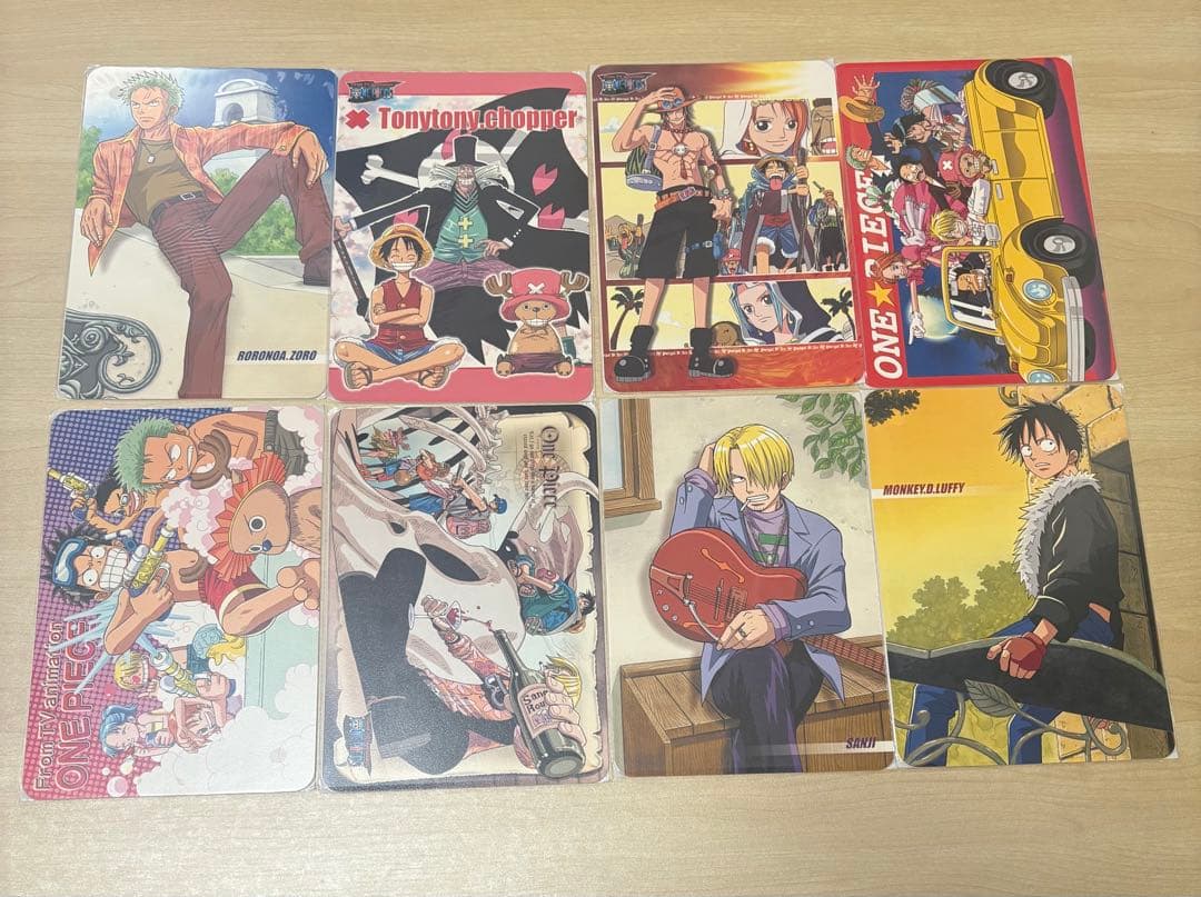 新品未使用品　ワンピース ジャンボカードダス　パットダス　全8種　セット