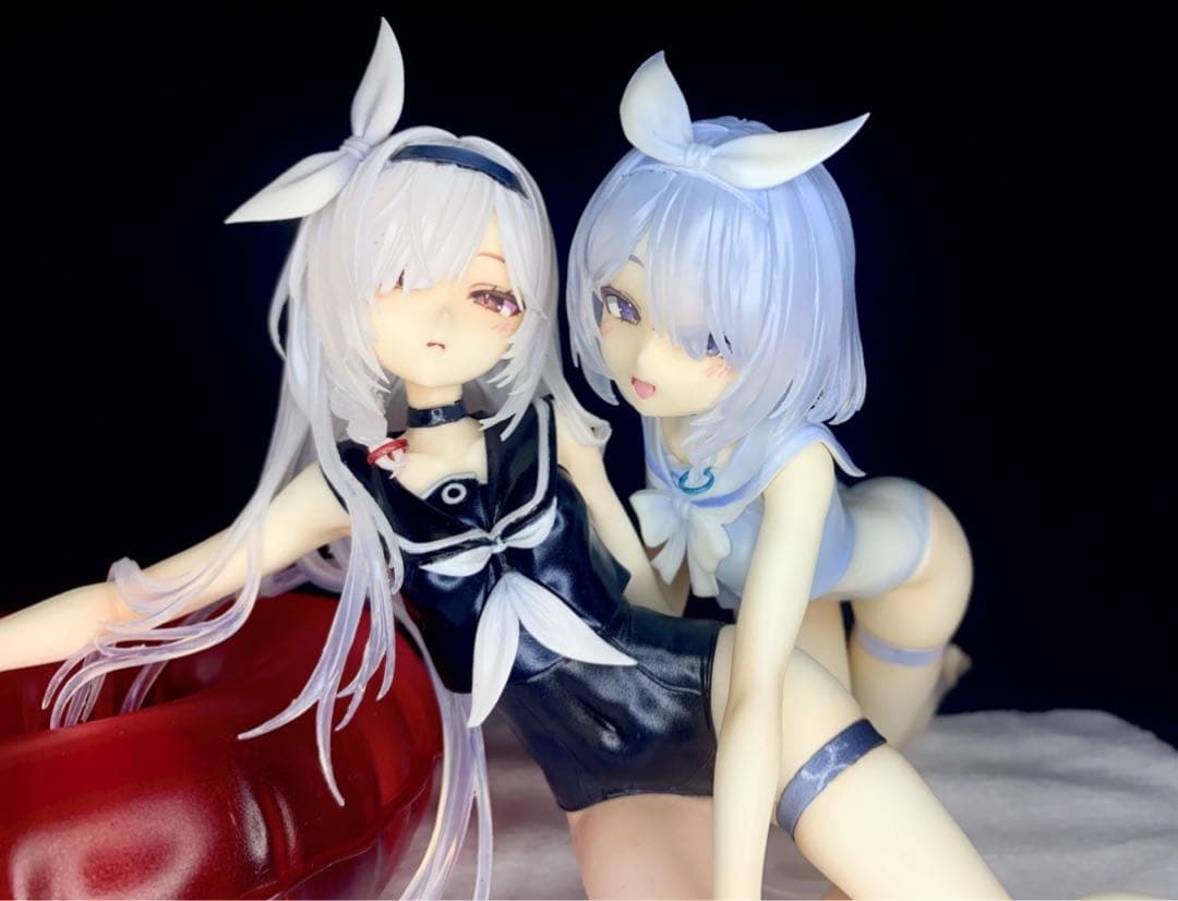 【完成品】ブルアカ ブルーアーカイブ アロナ プラナ ガレージキット 塗装済み