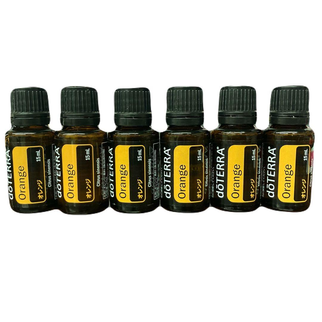 新品・未開封 ドテラ doTERRA オレンジ 15ｍl ６個セット