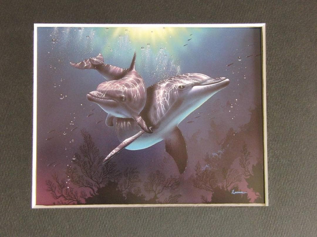 クリスチャン・ラッセン、【ニューホープII】、希少な額装用画集より