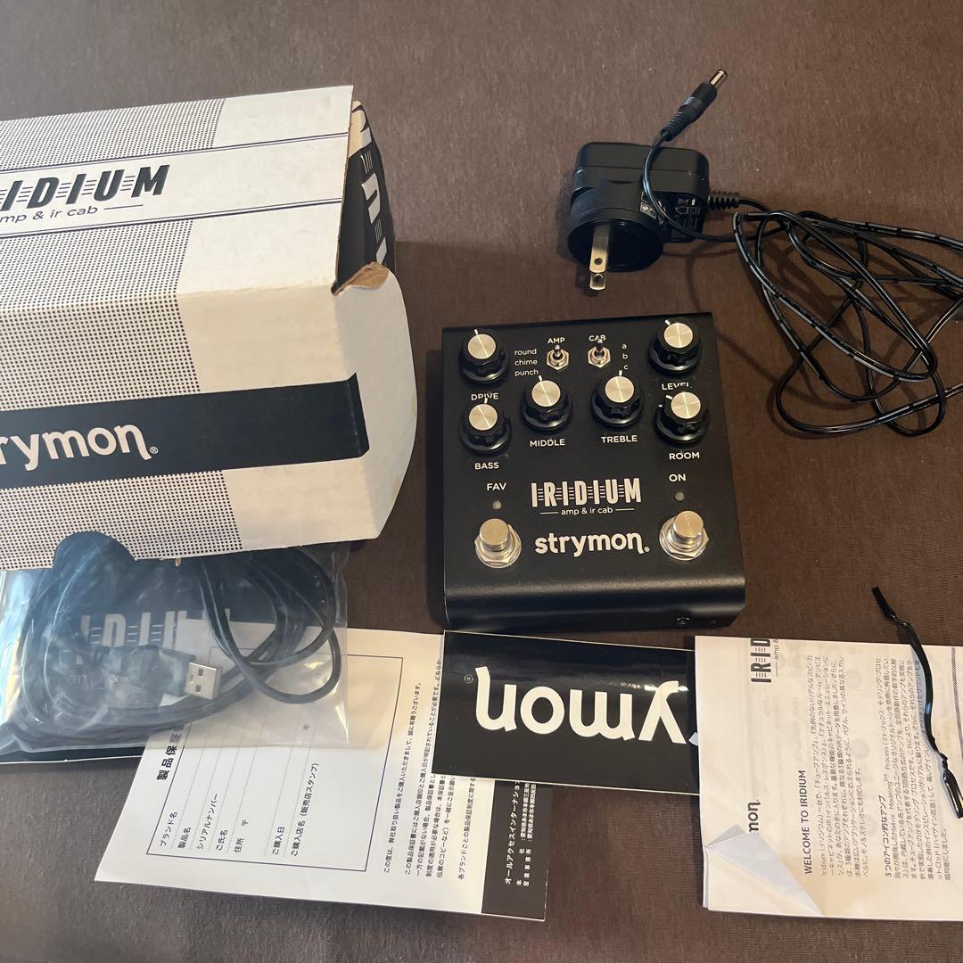 strymon IRIDIUM アンプシミュレーター Strymon Iridium Amp and IR Cab Simulator Effects Pedal Black