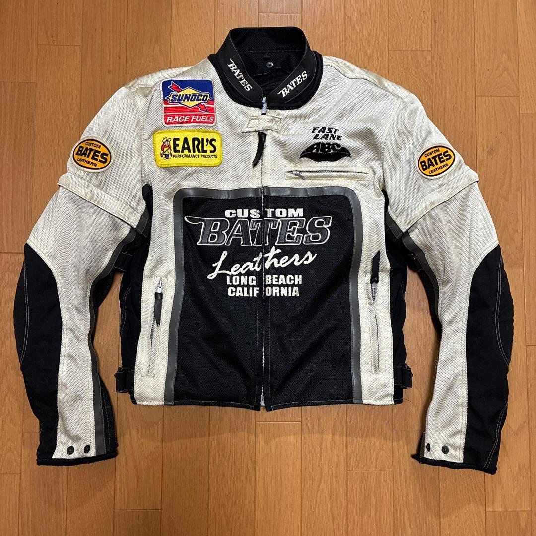 BATES メッシュライダースジャケット L