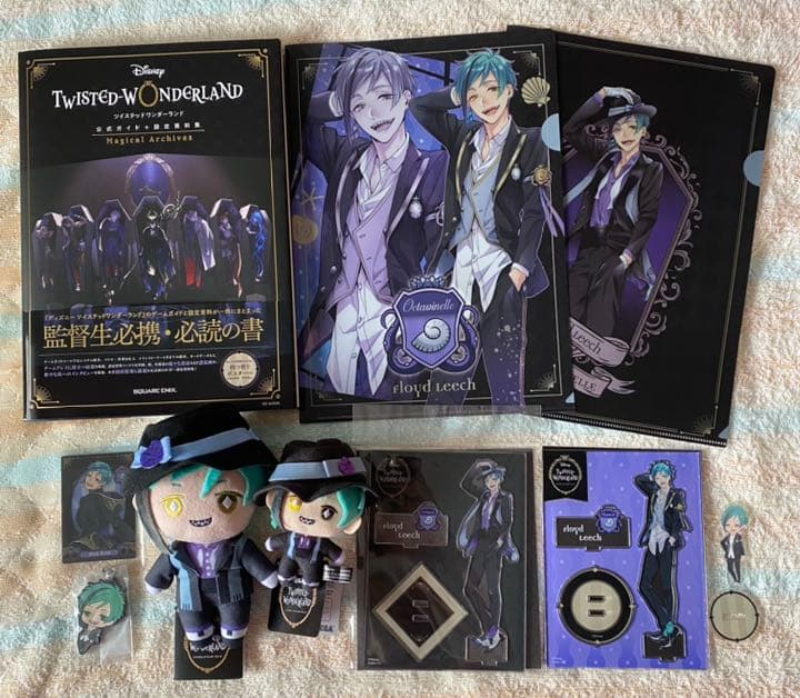 ツイステ 設定資料集 フロイドリーチ ぬいぐるみ アクスタ グッズ