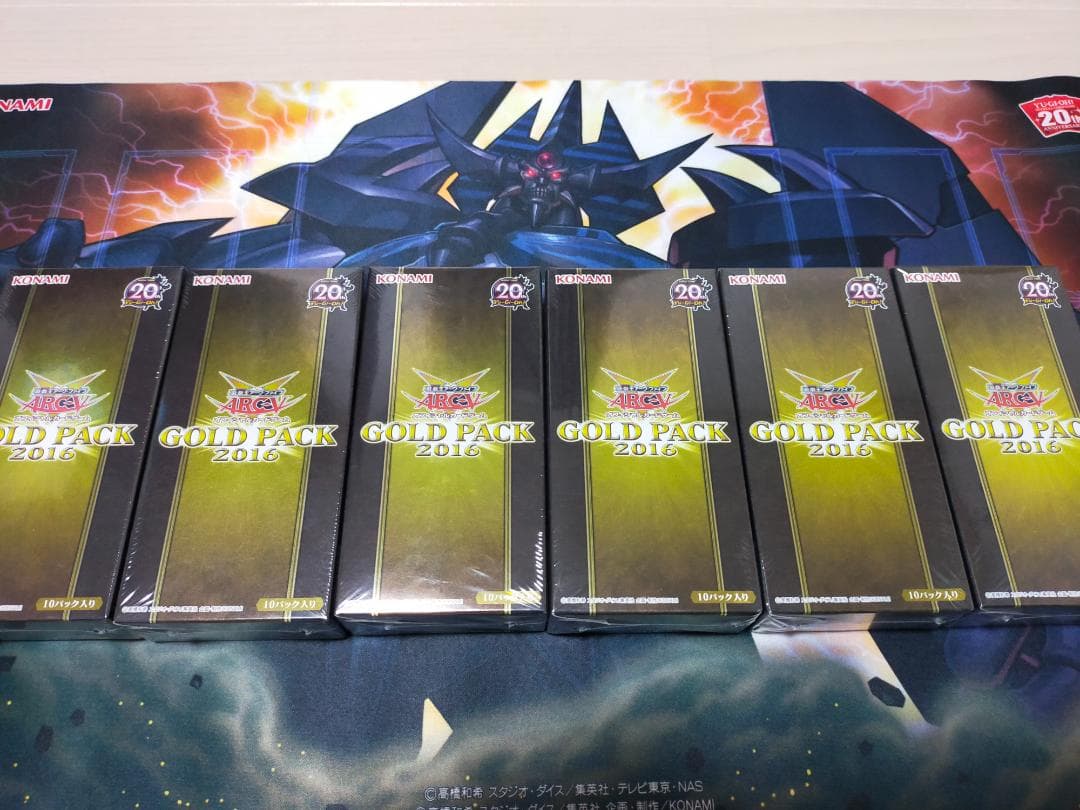 遊戯王　アークファイブ　ゴールドパック　2016　6BOX