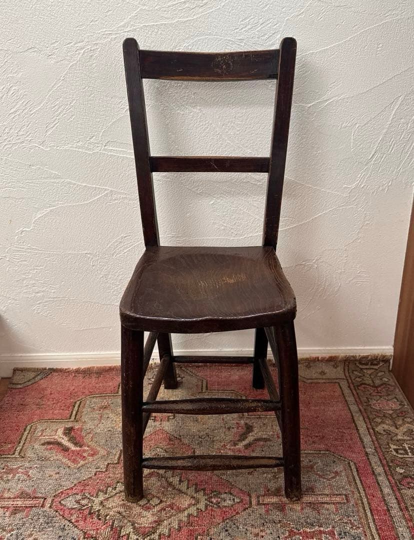 【お値下げ】イギリスアンティーク　チャイルドチェア　アンティークチェア