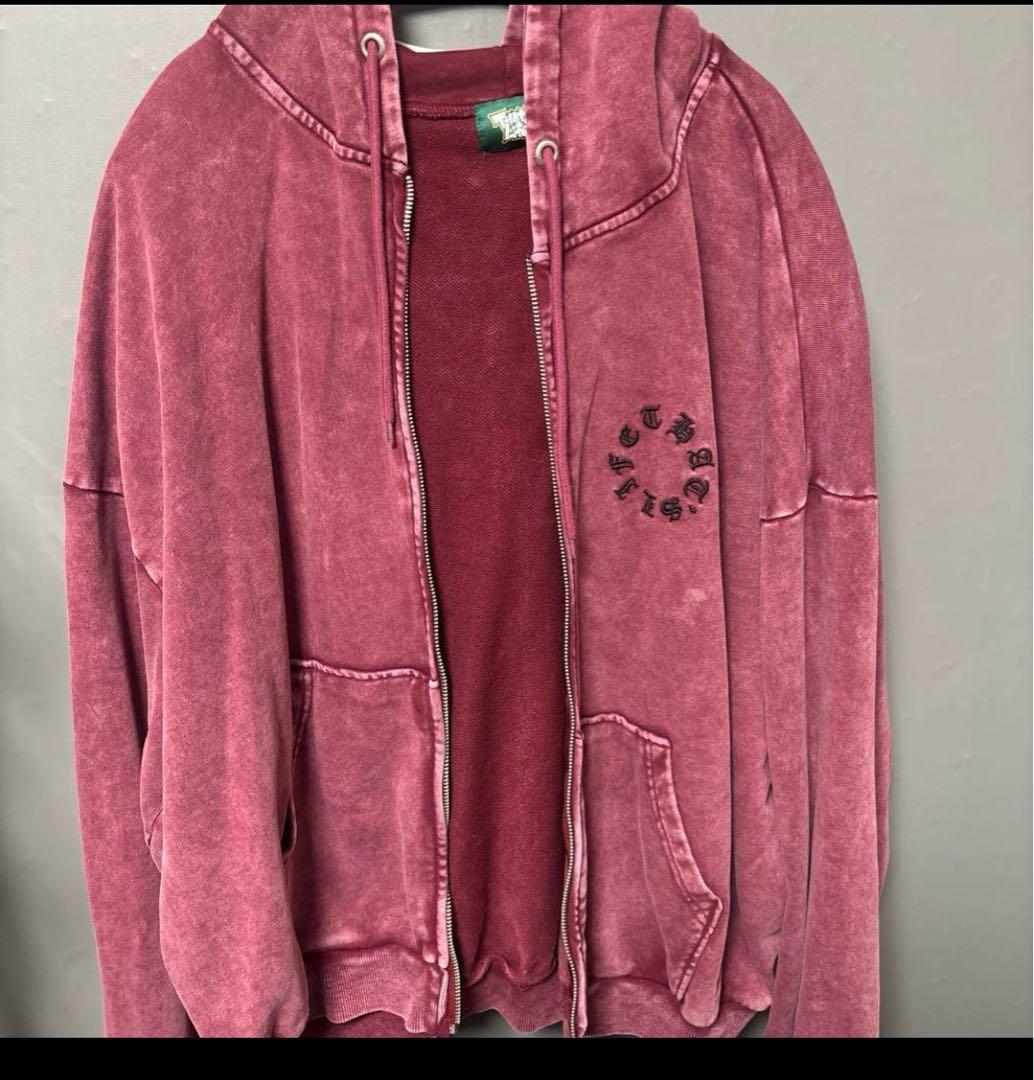 that'sLife ザッツライフ ジップパーカー 赤 - メルカリ