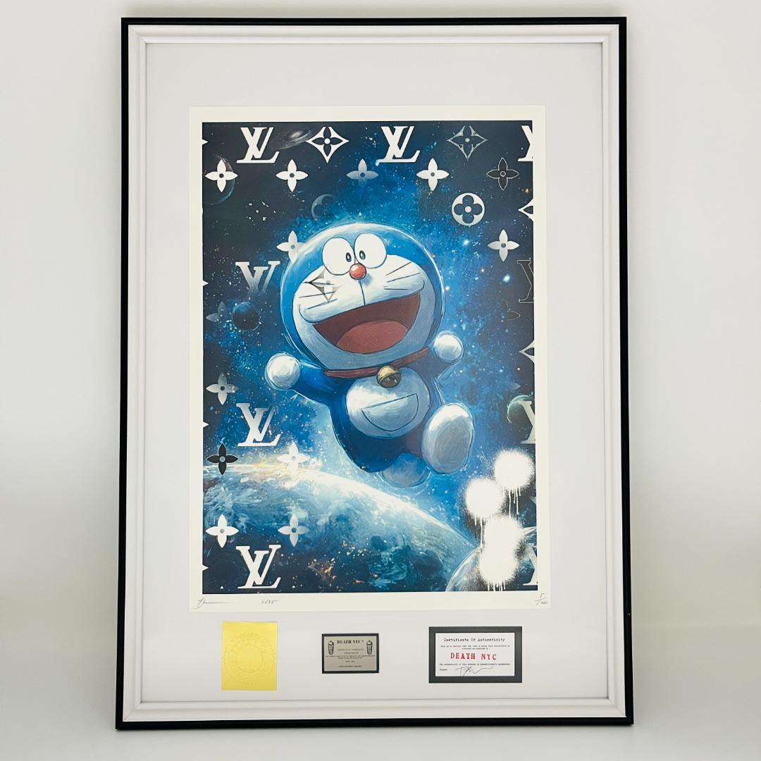 DEATH NYC 世界限定100枚アートポスター ドラえもん×LV - メルカリ