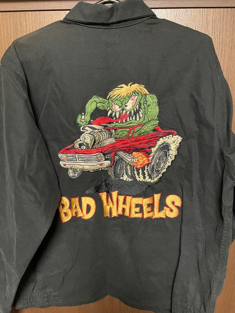 東洋エンタープライズLホットロッド　刺繍ドリズラースイングトップベトジャン