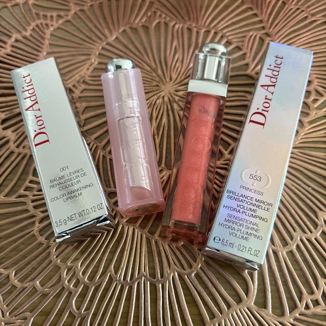 Dior Addict リップグロウ 001 グロス553 セット