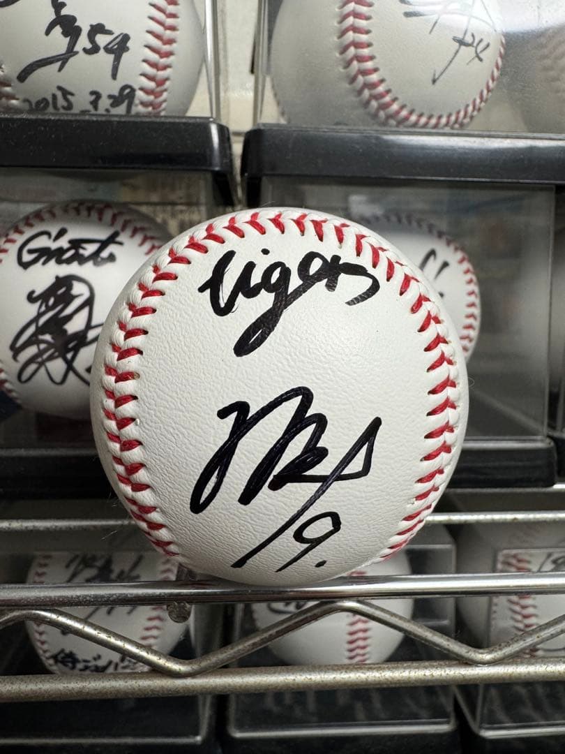 阪神タイガース 立石正広 9 直筆サインボール ドラフト1位 森下翔太