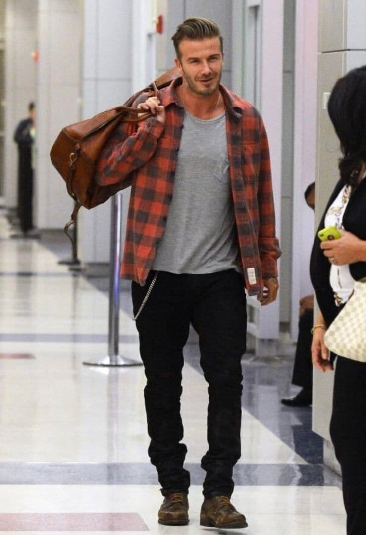 RRL チェック シャツ マットロック ワーク ベッカム ラルフ