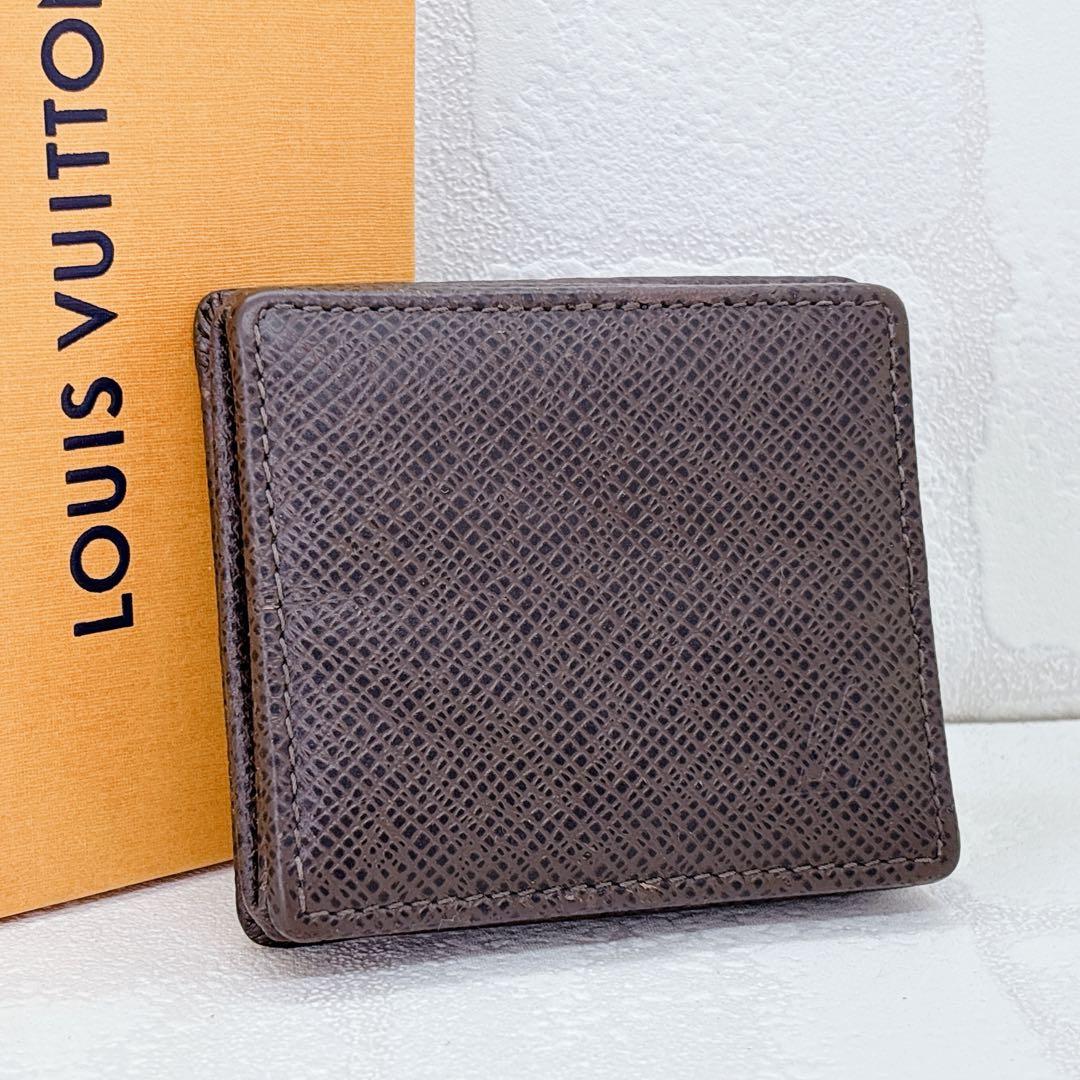 美品✨VUITTON ヴィトン タイガ ポルトモネ ボワット ケース 茶色