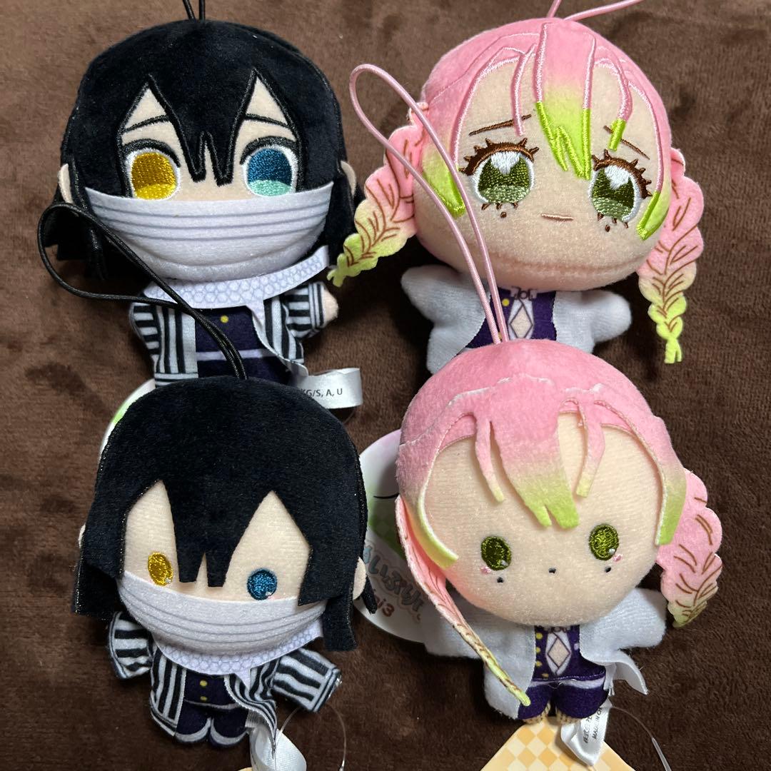 鬼滅の刃 ぴゅあぬい3 ぬいぷりけmini 3伊黒小芭内 甘露寺蜜璃 4種セット