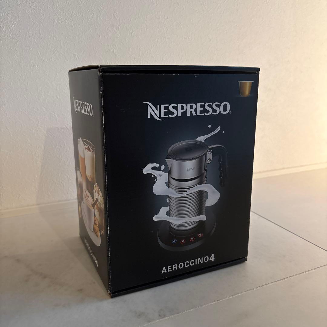 【新品未使用】ネスプレッソ　エアロチーノ4