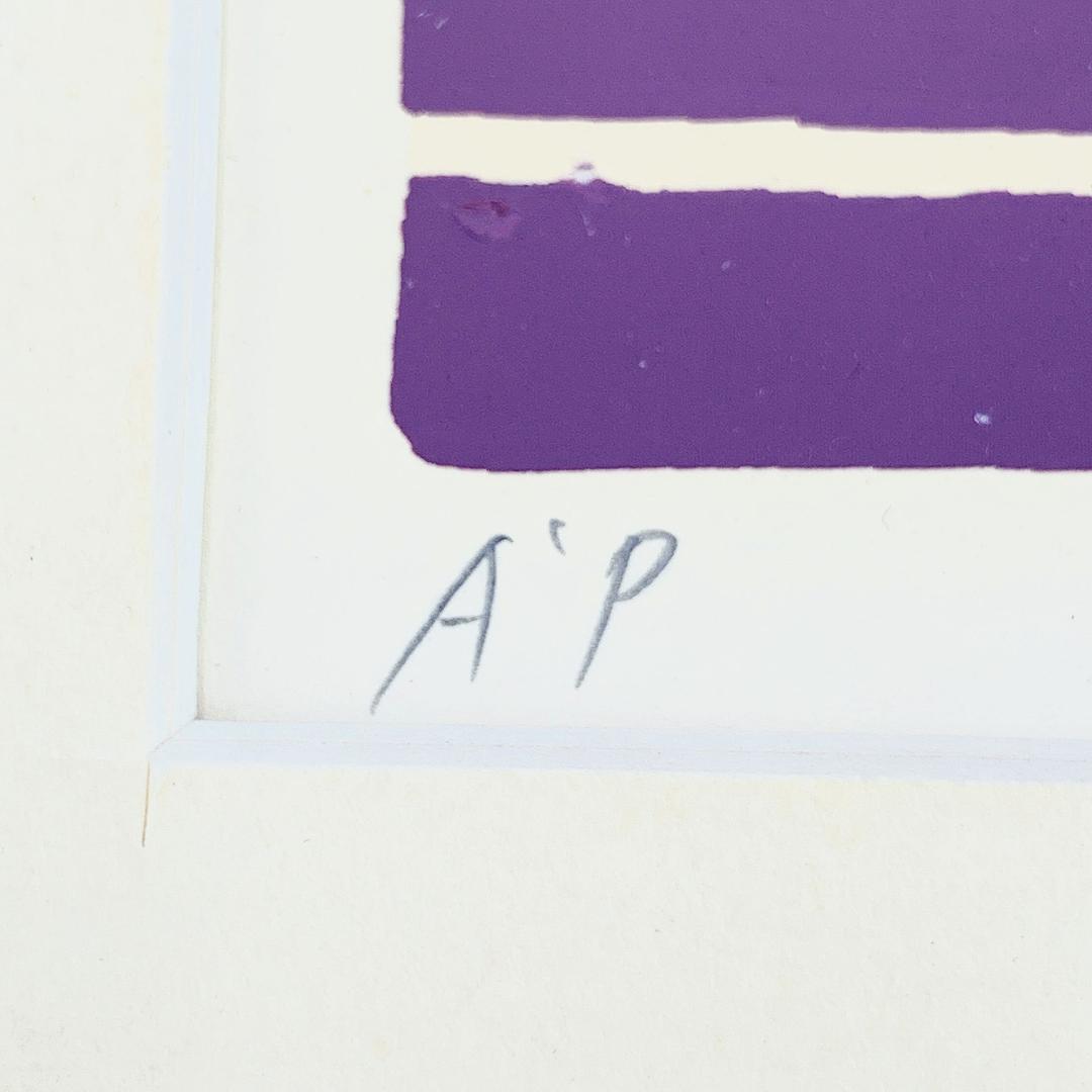 真作保証 本間武男『慕情』シルクスクリーン版画 A.P.作家保存版