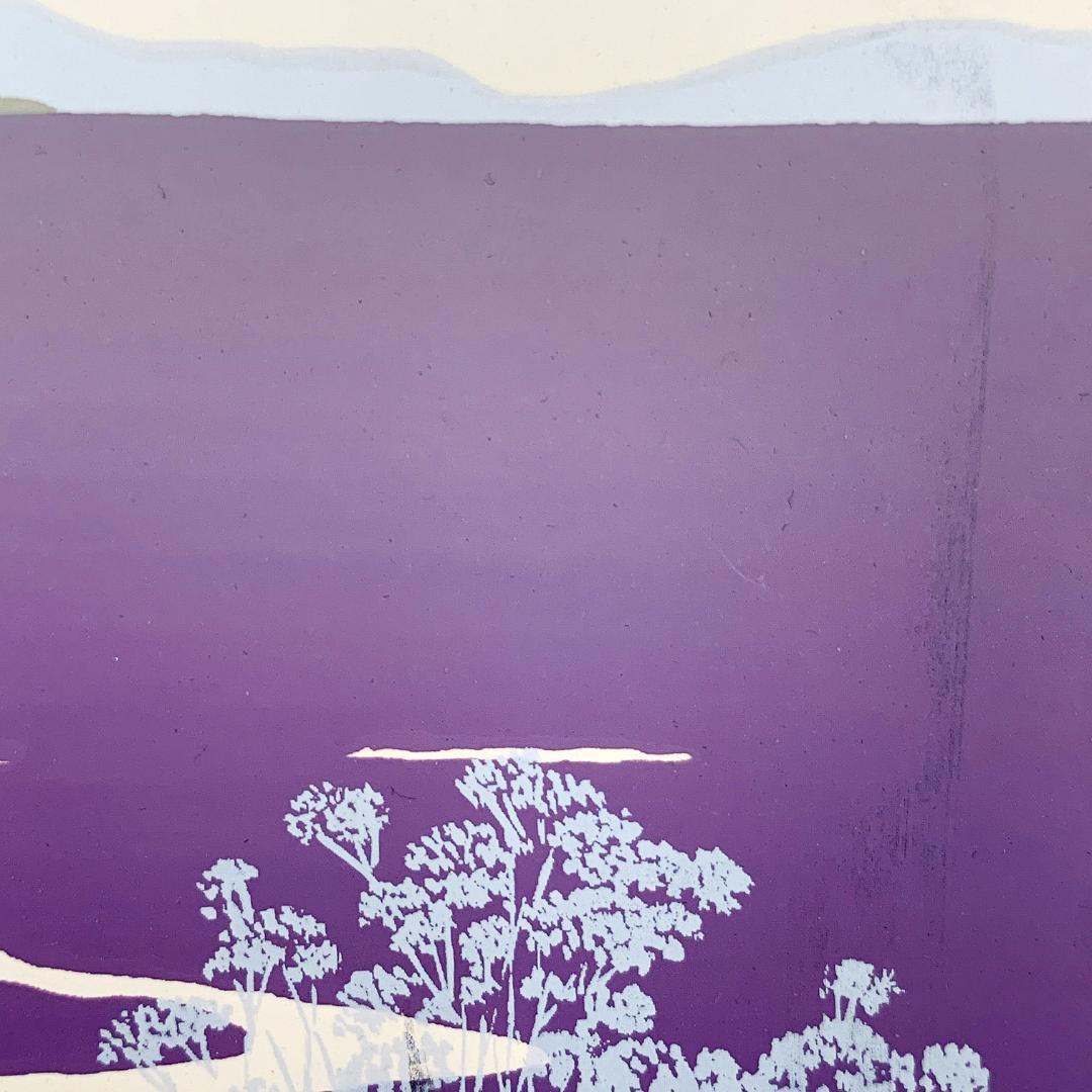 真作保証 本間武男『慕情』シルクスクリーン版画 A.P.作家保存版