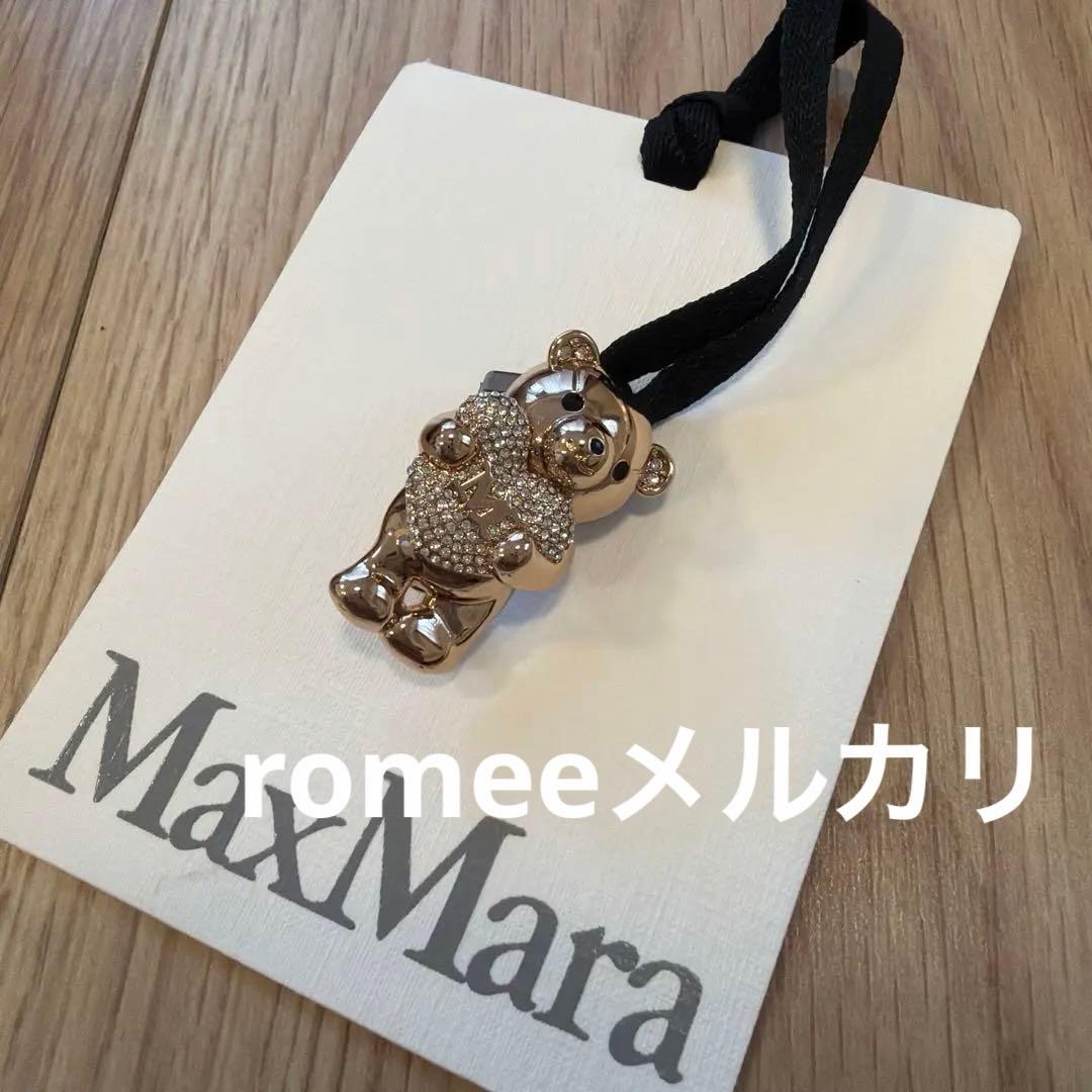 MaxMara メタルテディ ハート ブローチ - メルカリ
