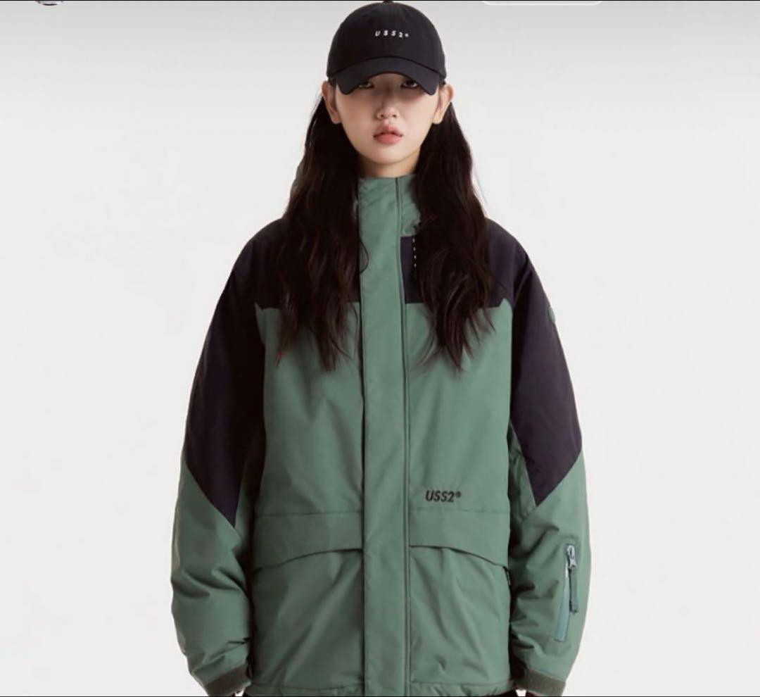 uss2 アースツー　フード付きスノーボードジャケット ウェア　Ｌ