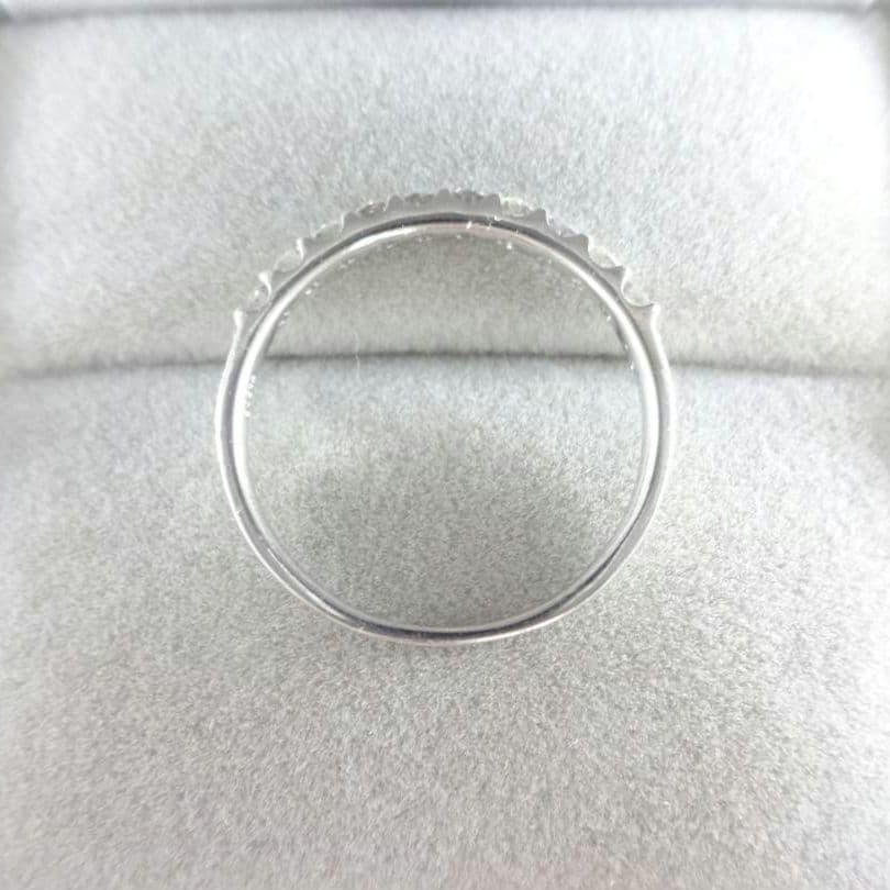0.30ct　ダイヤモンド　ハーフエタニティ　リング　プラチナ