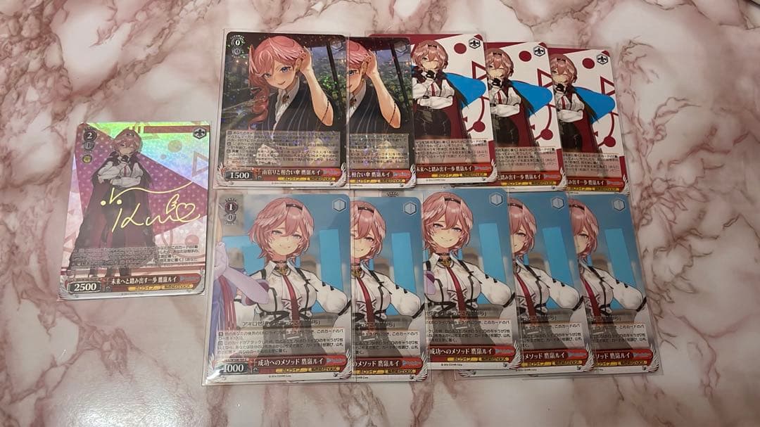 ヴァイスシュヴァルツ ホロライブ 鷹嶺ルイ まとめ売り サイン SP