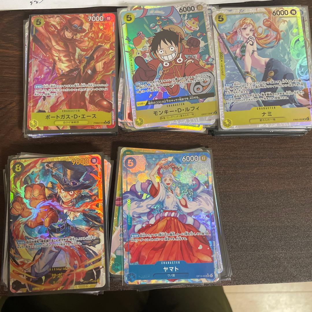 ワンピース カードゲーム キャラクターセットsr とr