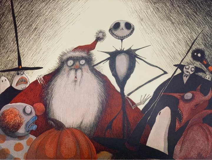 超希少/限定250】『ナイトメア・ビフォア・クリスマス』リトグラフ