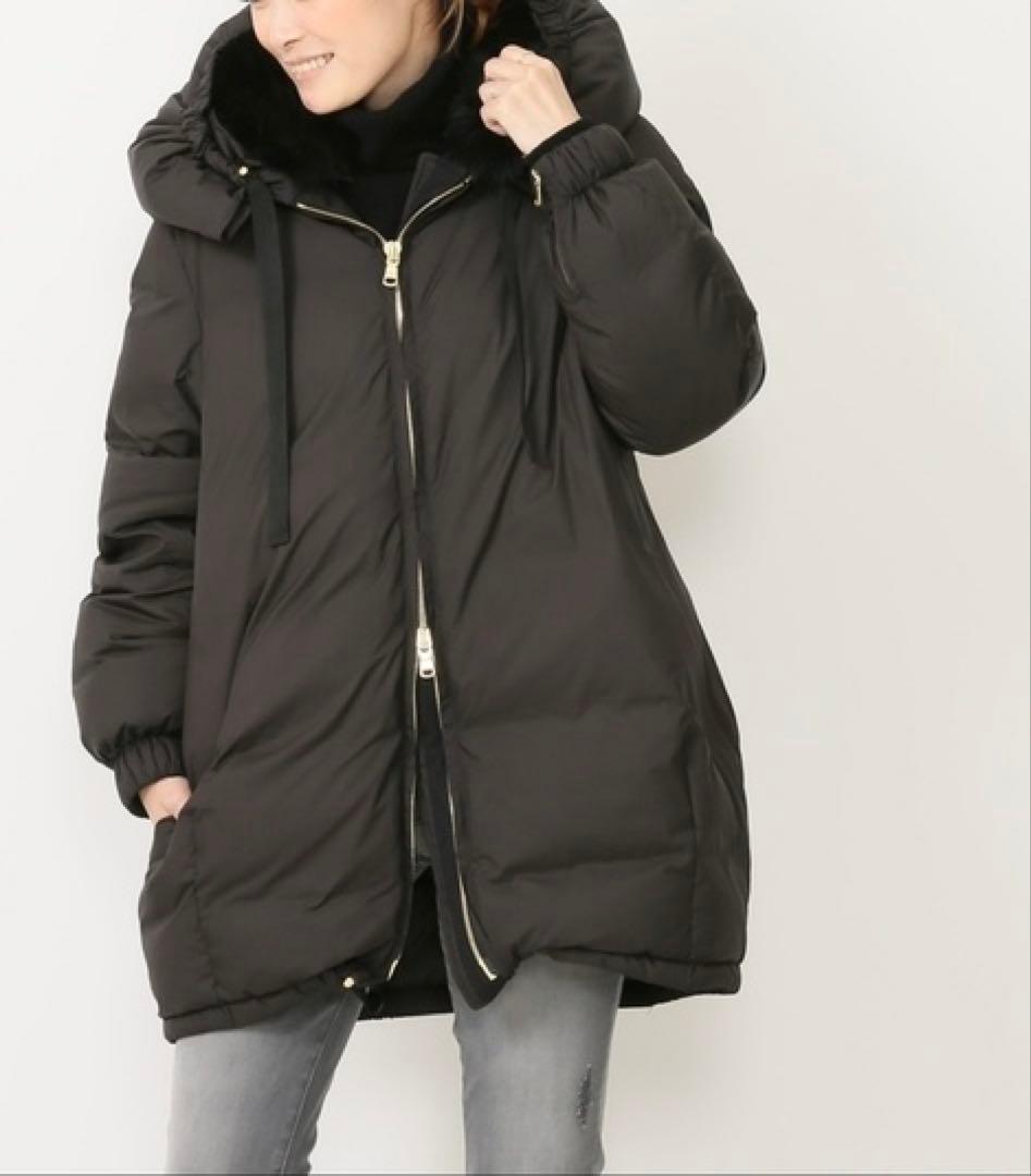 定価8万 ドゥーズィエムクラス フードダウン 黒 希少 完売品