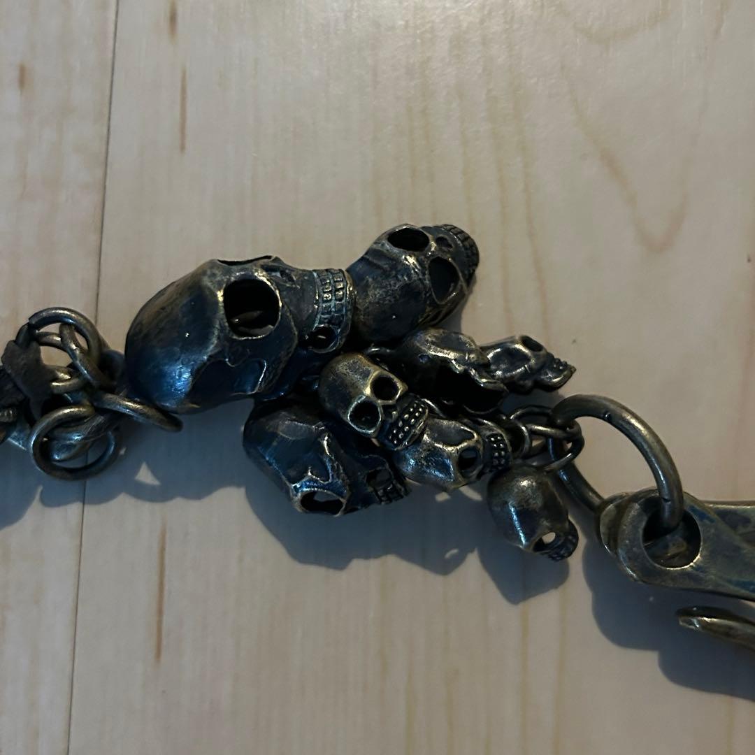 kmrii 大型フック 骸骨 キーホルダー