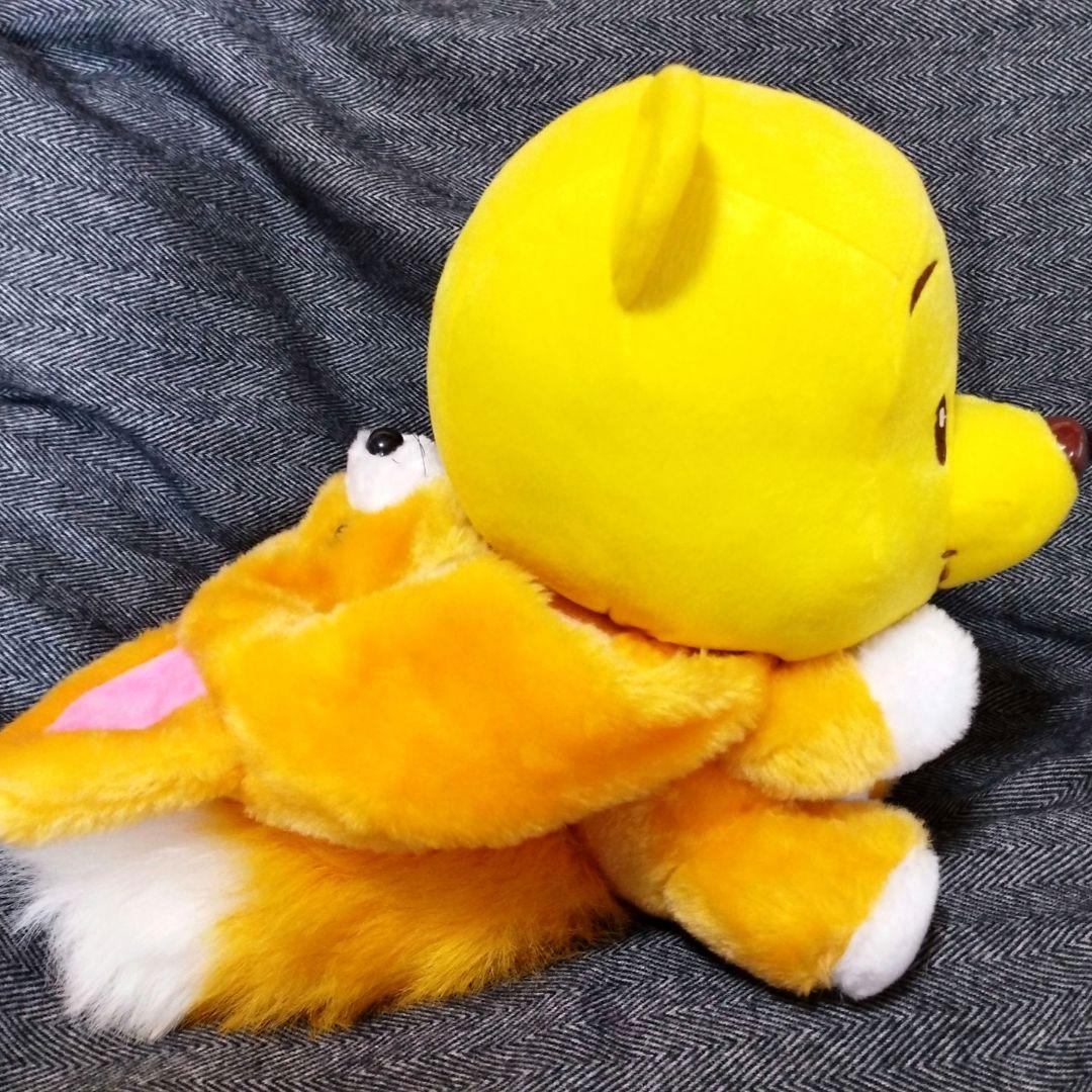 ディズニーベビー くまのプーさん キツネの着ぐるみぬいぐるみ 3個