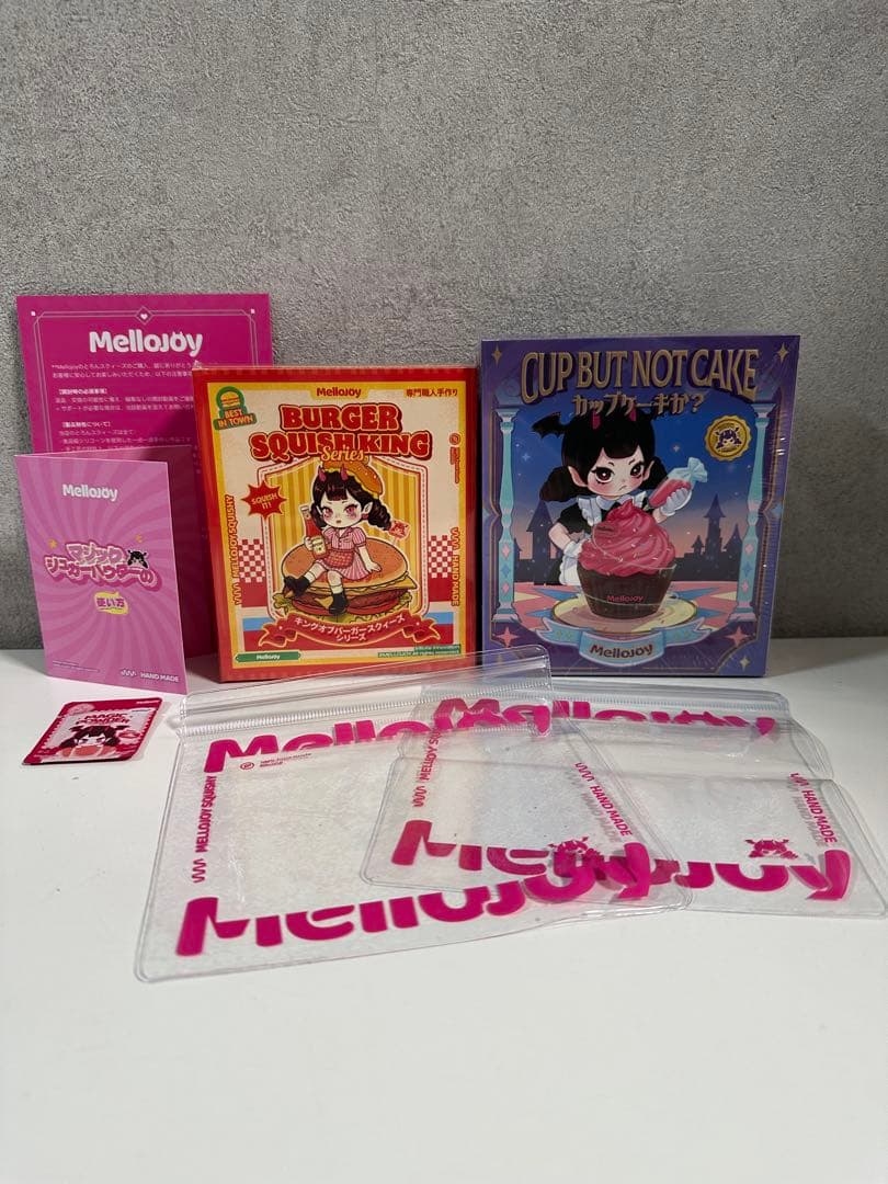 メロジョイ mellojoy キングオブバーガー カップケーキか？ 新品】mellojoy カップケーキか？ シーソル 付属品全部付 メロジョイ