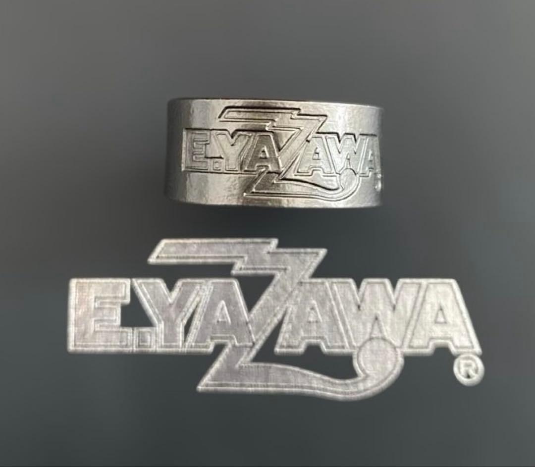 希少　E.YAZAWAロゴ　メタルブラックリング シルバーリング(Z)ブラック｜DIAMOND MOON通信販売｜矢沢永吉公式サイト