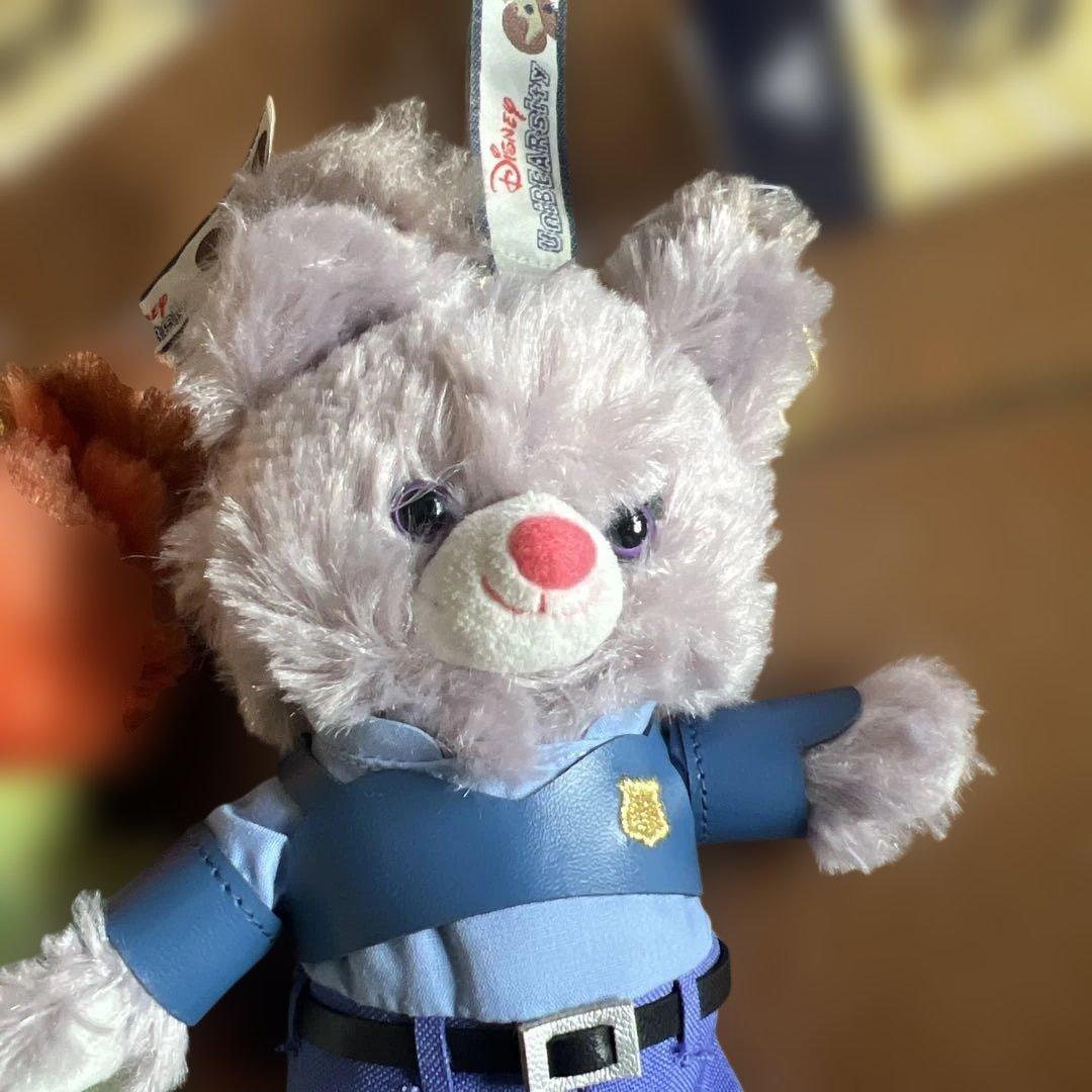 ユニベアシティ ズートピア ニック ジュディ ぬいぐるみキーホルダー