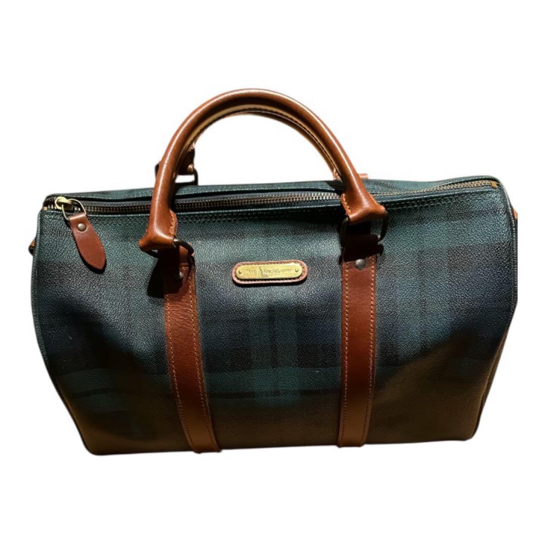 pvcレザー　ボストンバッグ RalphLauren ポロ