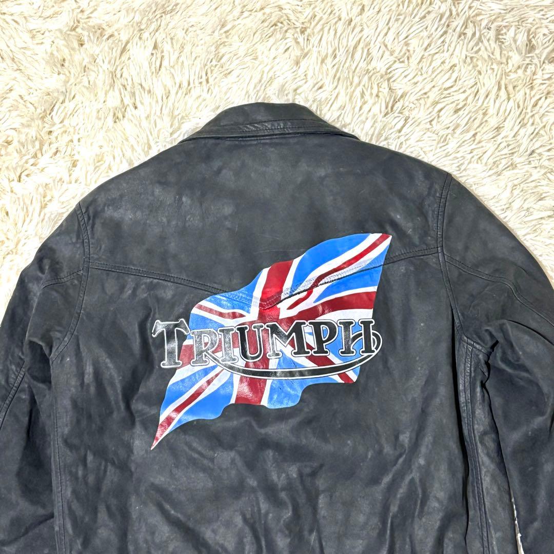 美品】ポールスミス トライアンフ ライダースジャケット サイズL