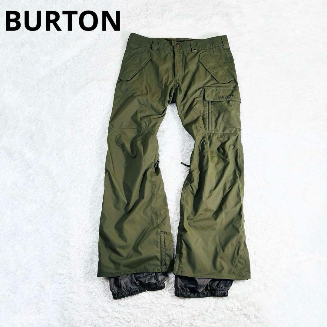 658 美品✨BURTON バートン スノボウェア メンズ パンツ カーキ L