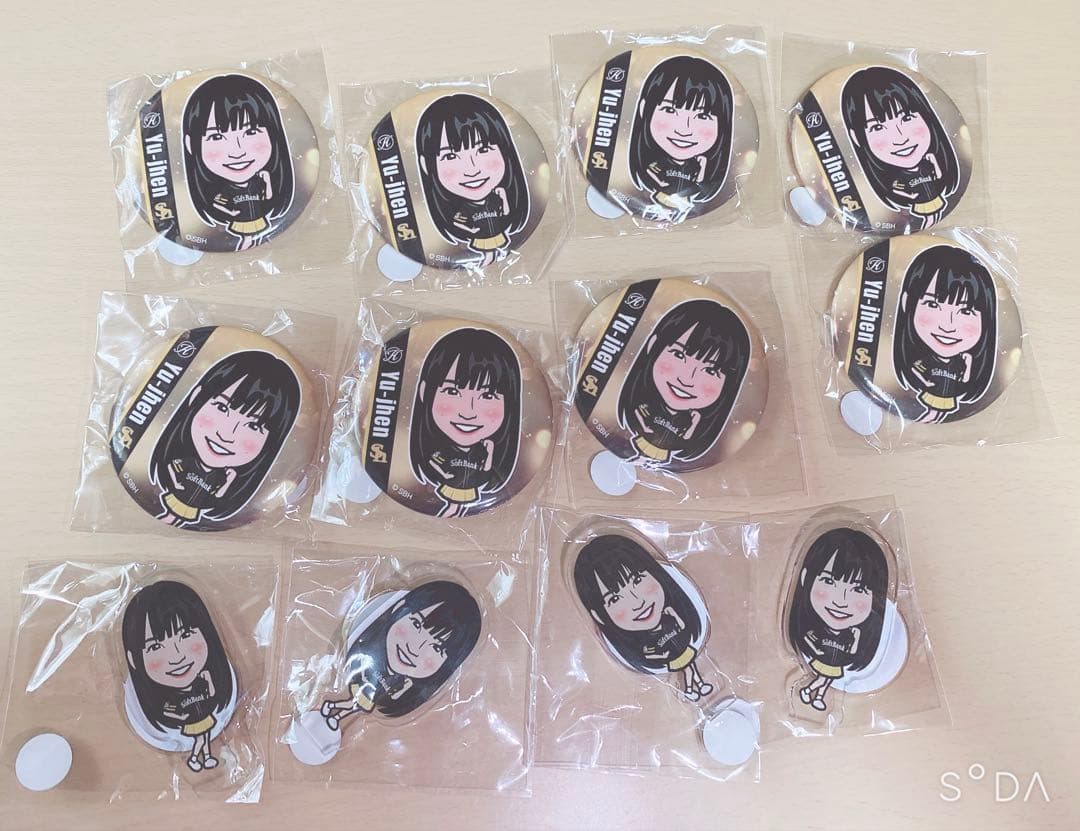 若鷹ガチャホークス ハニーズ Yu-jhen 12個セット 2026年最新】若鷹 ハニーズの人気アイテム - メルカリ