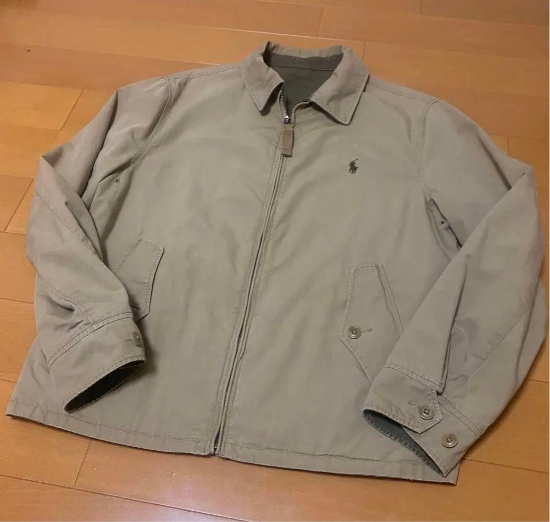 ポロ ラルフローレン スイングトップ ブルゾン リバーシブル サイズM