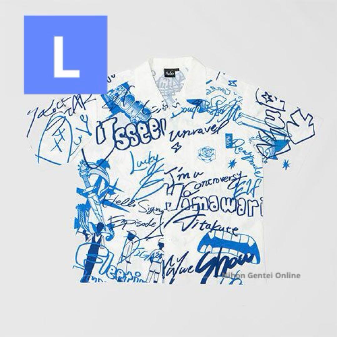 Ado オープンカラーシャツ L Pop Up Store 5th シャツ Ado 5th Anniversary POPUP-STORE オープンカラーシャツ【グッズ