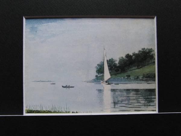 ウィンスロー・ホーマー、YACHT IN A COVE, GLOUCESTER