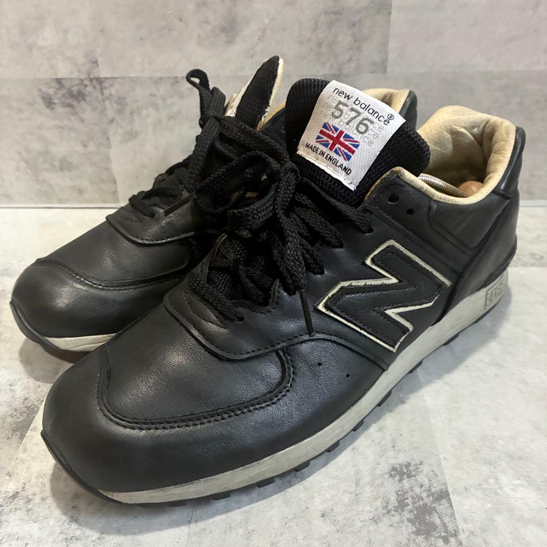 名品 良品】ニューバランス 28 スニーカー レザー イングランド製 576