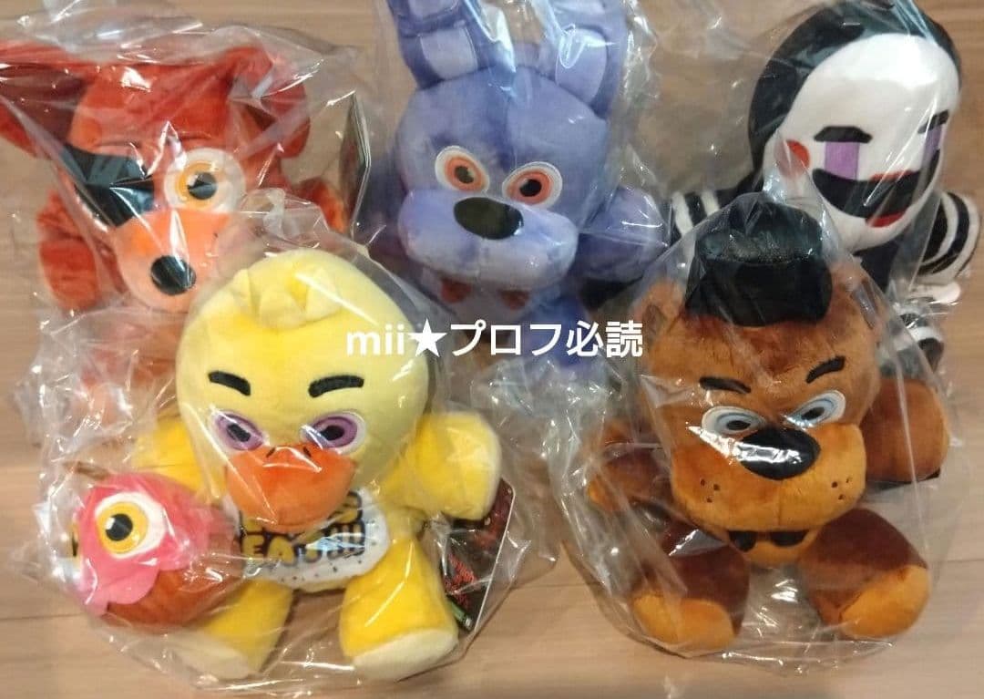 映画 ファイブナイトアットフレディーズ2 ぬいぐるみ 5種